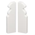 Miniatyrbild 6 av 6: Embouts PROVISTON Plastique 58 x 16 2 stycken i kit vit Profil av Hamburg