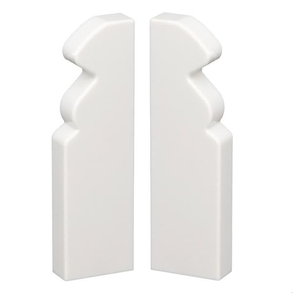 Embouts PROVISTON Plastique 58 x 16 2 stycken i kit vit Profil av Hamburg
