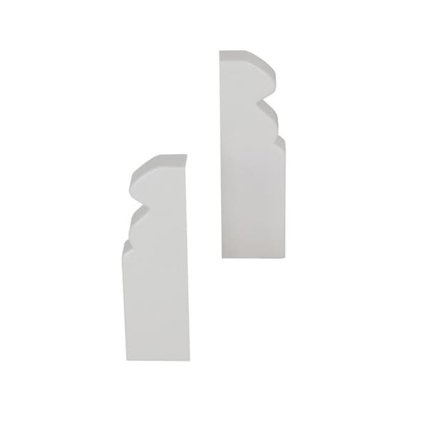Embouts PROVISTON Plastique 58 x 16 2 stycken i kit vit Profil av Hamburg