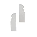 Miniatyrbild 2 av 6: Embouts PROVISTON Plastique 58 x 16 2 stycken i kit vit Profil av Hamburg