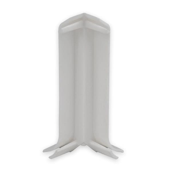 Utvänd vinkel för plint i hård expanderad PVC Vit PVC 12.8 x 60 mm PROVISTON