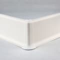 Miniatyrbild 4 av 6: Utvänd vinkel för plint i hård expanderad PVC Vit PVC 12.8 x 60 mm PROVISTON