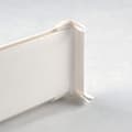 Miniatyrbild 5 av 6: Utvänd vinkel för plint i hård expanderad PVC Vit PVC 12.8 x 60 mm PROVISTON