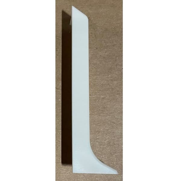 Vänster ände för styrenhet PVC expanderad styv Vit PVC 12.8 x 60 mm PROVISTON