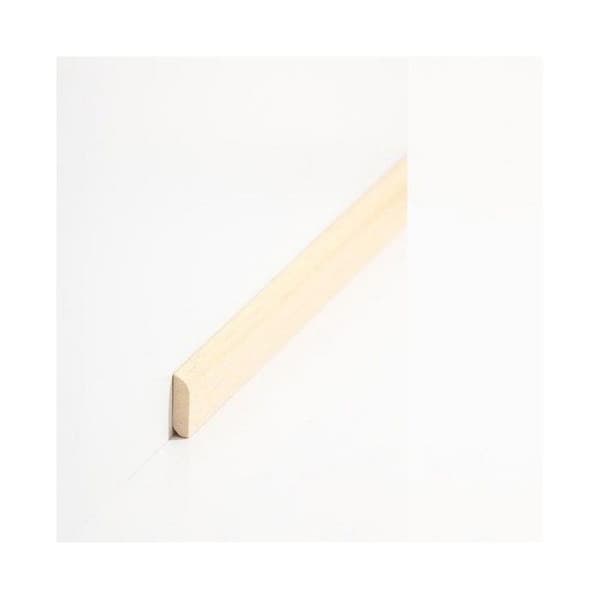 Plint av avslutning Vienne massivträ 6 x 22 x 2000 mm Naturlig Abachi Plint av PROVISTON
