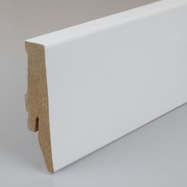 PROVISTON kvadratisk sockel melamin vit 18 x 58mm MDF sockel clipssockel