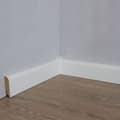 Miniatyrbild 5 av 6: PROVISTON 19 x 70mm rundad sockel melamin sockel MDF vit