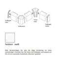 Miniatyrbild 2 av 6: PROVISTON plint ljus fyrkantig 19 x 70mm melamin vit plint MDF clips