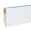 Miniatyrbild 1 av 6: PROVISTON plint ljus fyrkantig 19 x 70mm melamin vit plint MDF clips