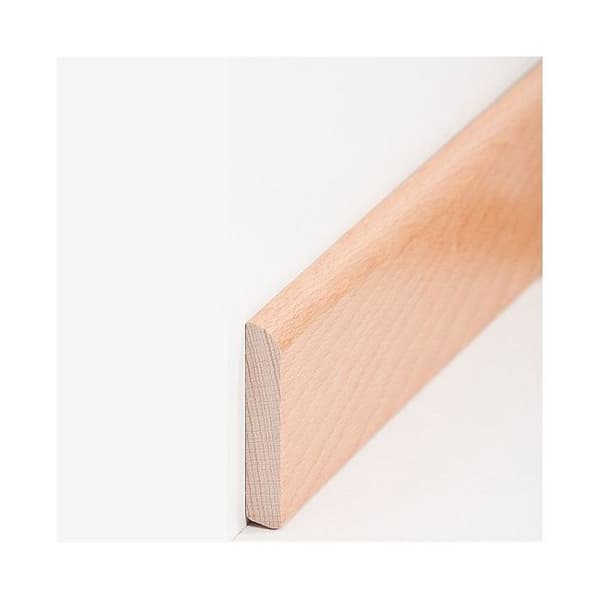 Plint i massivt trä 10 x 58 x 2400 mm Plint av PROVISTON ångad bok