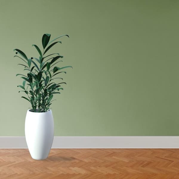 PROVISTON Plastisk Sockel Hård Skum PVC 17 x 80 x 2500mm Vit Sockel Med Flexibel Mjuk Flik Vattentålig