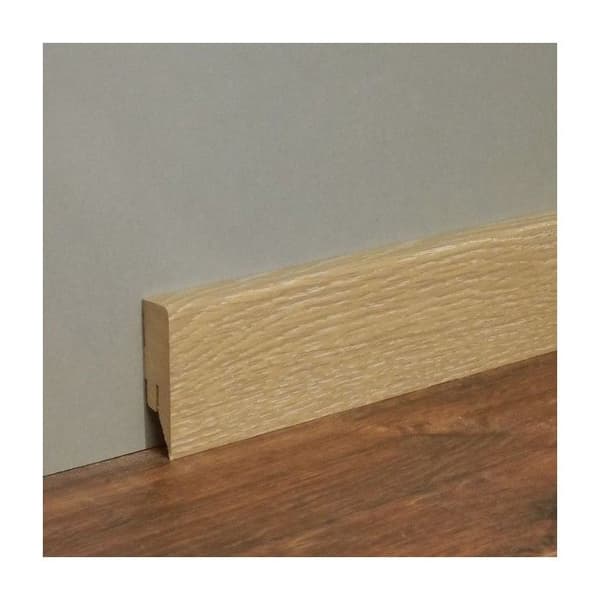 Plint Plintar i golv Golvplint Lecco-40 72931 - Vit ceruserad ek