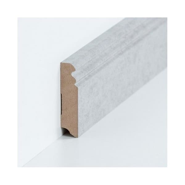 Plinth MDF 19 x 80 x 2500 mm med kärna MDF folierad Grå plint av PROVISTON Betong