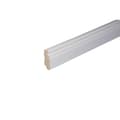 Miniatyrbild 1 av 4: Kosche Sockelbräda Massivt trä 19 x 58 x 2400 mm Vit Sockelprofil Berlin Hög kvalitet Robust