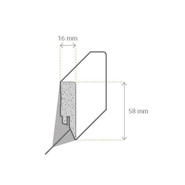 Plinthes Plinthes på golvet Plinthes för golv Lecco-14 72744 - Ek