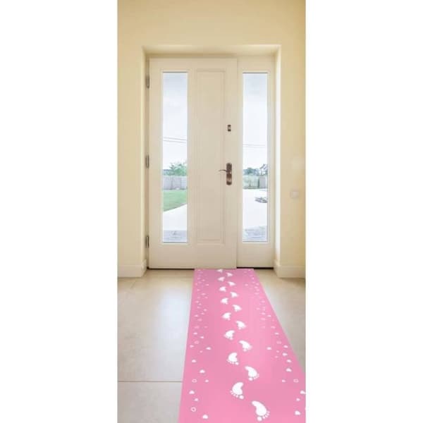 Matta - Folat - 250 x 50 cm - Polyester - Rosa - Modern