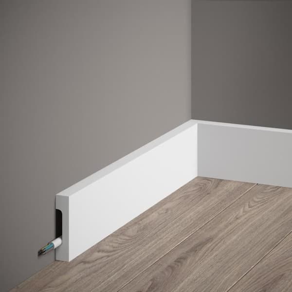 PROVISTON Plastlist 16 x 70 x 2000 mm Elegant profilplastlist Högkvalitativ komposit i vitt