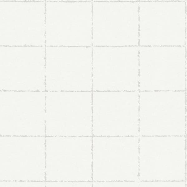 Tapet Plattor Mauri M1-No.3164 | Non-woven tapet | Vit | Keramisk utseende