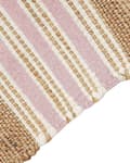 Miniatyrbillede 4 af 7: Jute tæppe 160 x 230 cm beige-pink MIRZA Lumarko!