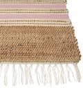 Miniatyrbillede 6 af 7: Jute tæppe 160 x 230 cm beige-pink MIRZA Lumarko!