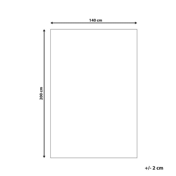 Nukkumatto 140 x 200 cm valkoinen CIDE Lumarko!