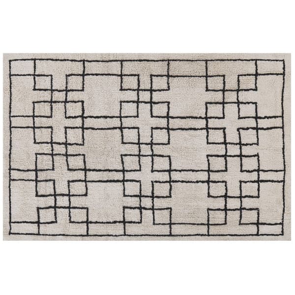 Bomullsmatta 160 x 230 cm beige TURHAL Lumarko!