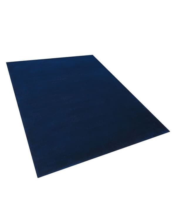 Viskosmatta 140 x 200 cm marinblå GESI II Lumarko!