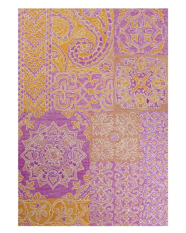 Uldtæppe 140 x 200 cm flerfarvet AVANOS Lumarko!