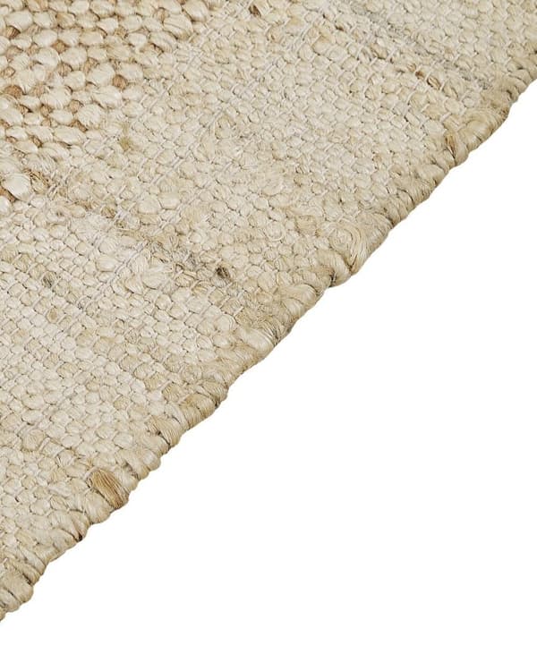 Jute tæppe 140 x 200 cm beige YELMEZ Lumarko!