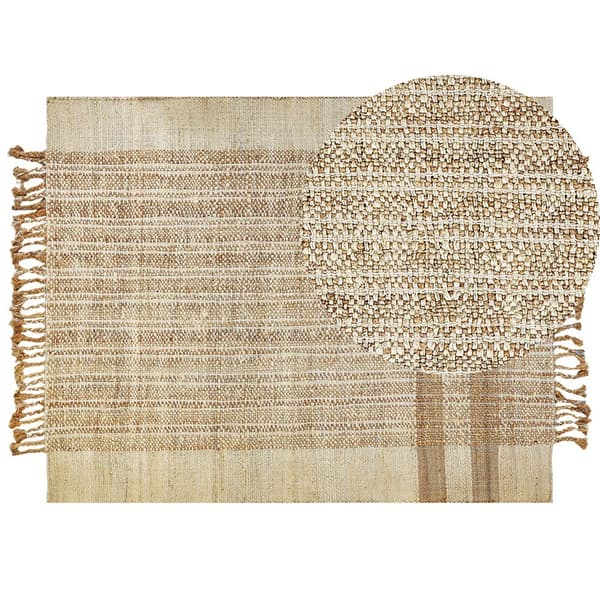 Juuttimatto 160 x 230 cm beige ORTAOBA Lumarko!