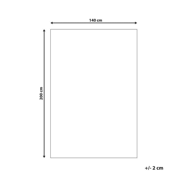Nukkumatto 140 x 200 cm punainen CIDE Lumarko!