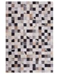 Miniatyrbillede 3 af 6: Patchwork lædertæppe 160 x 230 cm flerfarvet RIZE Lumarko!
