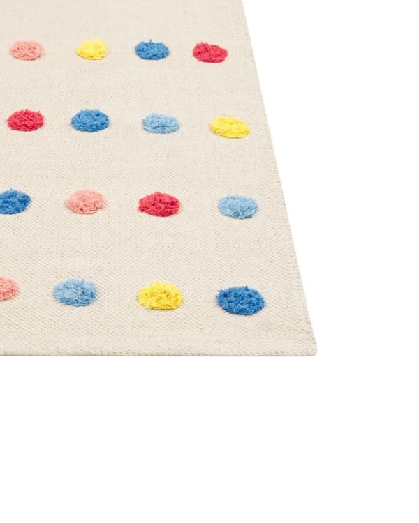 Børnetæppe i bomuld 80 x 150 cm flerfarvet LELES Lumarko!