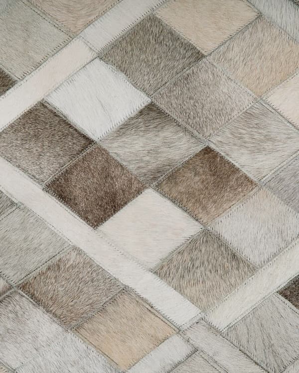 Patchwork-lädermatta 160 x 230 cm flerfärgad HIRKA Lumarko!