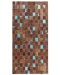 Pikkukuva 3 / 6: Tilkkutäkkinahkamatto 80 x 150 cm ruskea ALIAGA Lumarko!