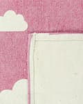 Miniatyrbillede 5 af 6: Børnetæppe i bomuld med skymotiv 60 x 90 cm pink GWALIJAR Lumarko!