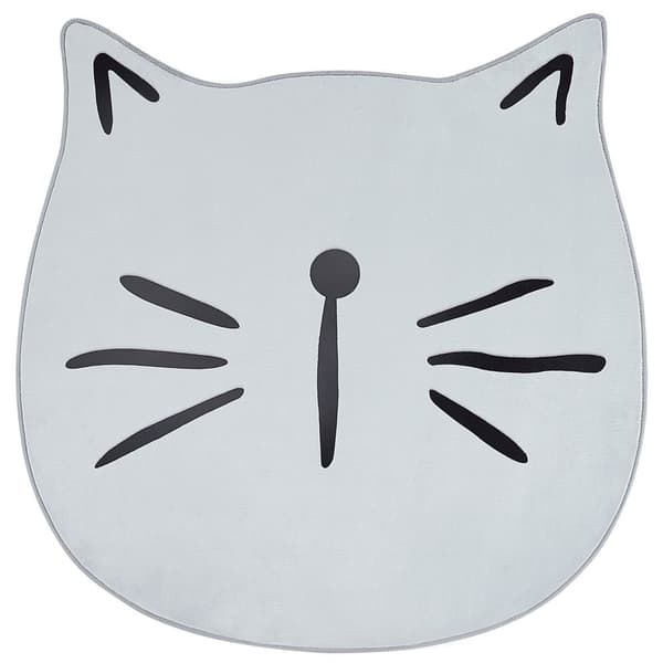 Barnmatta katt 100 cm grå KITTY Lumarko!