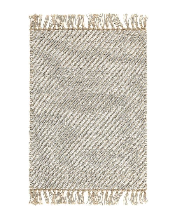 Jute tæppe 50 x 80 beige ALADAG Lumarko!