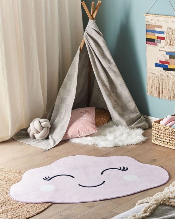 Lasten pilvimatto 90 x 120 cm pinkki CUMULUS Lumarko!