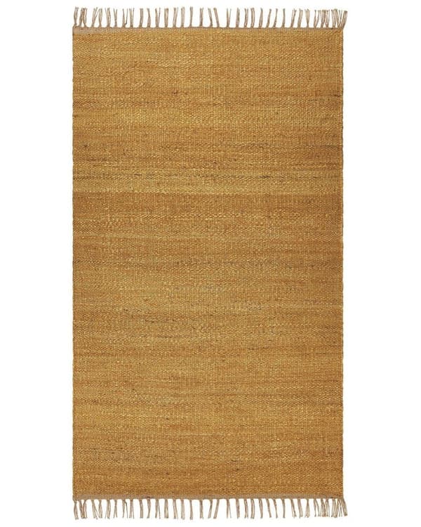 Juuttimatto 80 x 150 cm sinapinkeltainen LUNIA Lumarko!