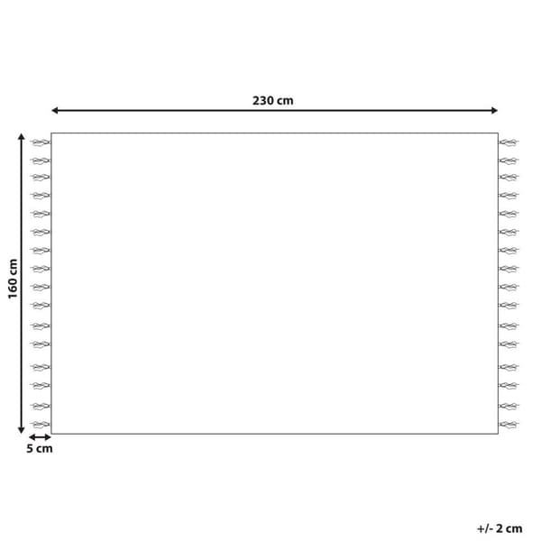 Juuttimatto 160 x 230 cm beige-harmaa TALPUR Lumarko!