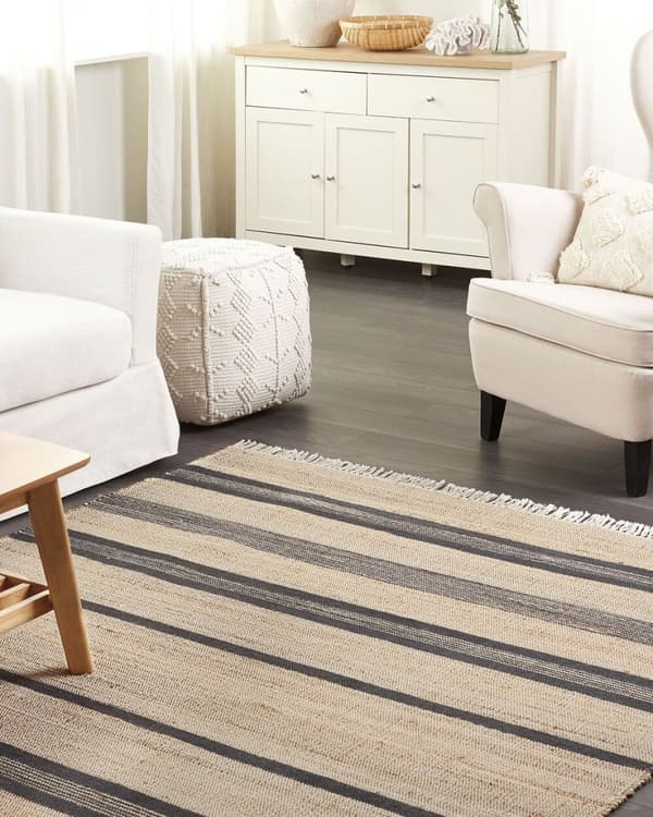 Juuttimatto 160 x 230 cm beige-harmaa TALPUR Lumarko!