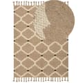 Miniatyrbillede 1 af 7: Jute tæppe 160 x 230 cm beige ORENCIK Lumarko!