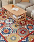 Pikkukuva 2 / 7: Villa kilim matto 160 x 230 cm monivärinen LUSARAT Lumarko!