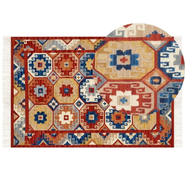 Villa kilim matto 160 x 230 cm monivärinen LUSARAT Lumarko!