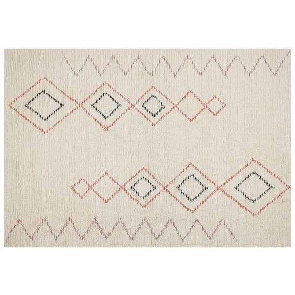 Bomullsmatta 160 x 230 cm beige GUWAHATI