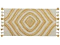 Pikkukuva 3 / 7: Puuvillamatto 80 x 150 cm beige ja keltainen BINGOL