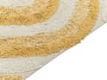 Pikkukuva 6 / 7: Puuvillamatto 80 x 150 cm beige ja keltainen BINGOL
