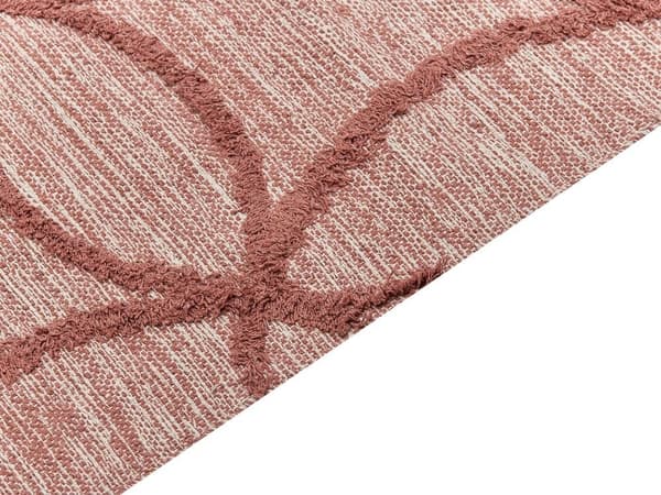 Puuvillamatto 80 x 150 cm punainen KIRSEHIR Lumarko!