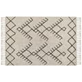 Pikkukuva 1 / 6: Puuvillamatto 160 x 230 cm beige ja musta ERLER